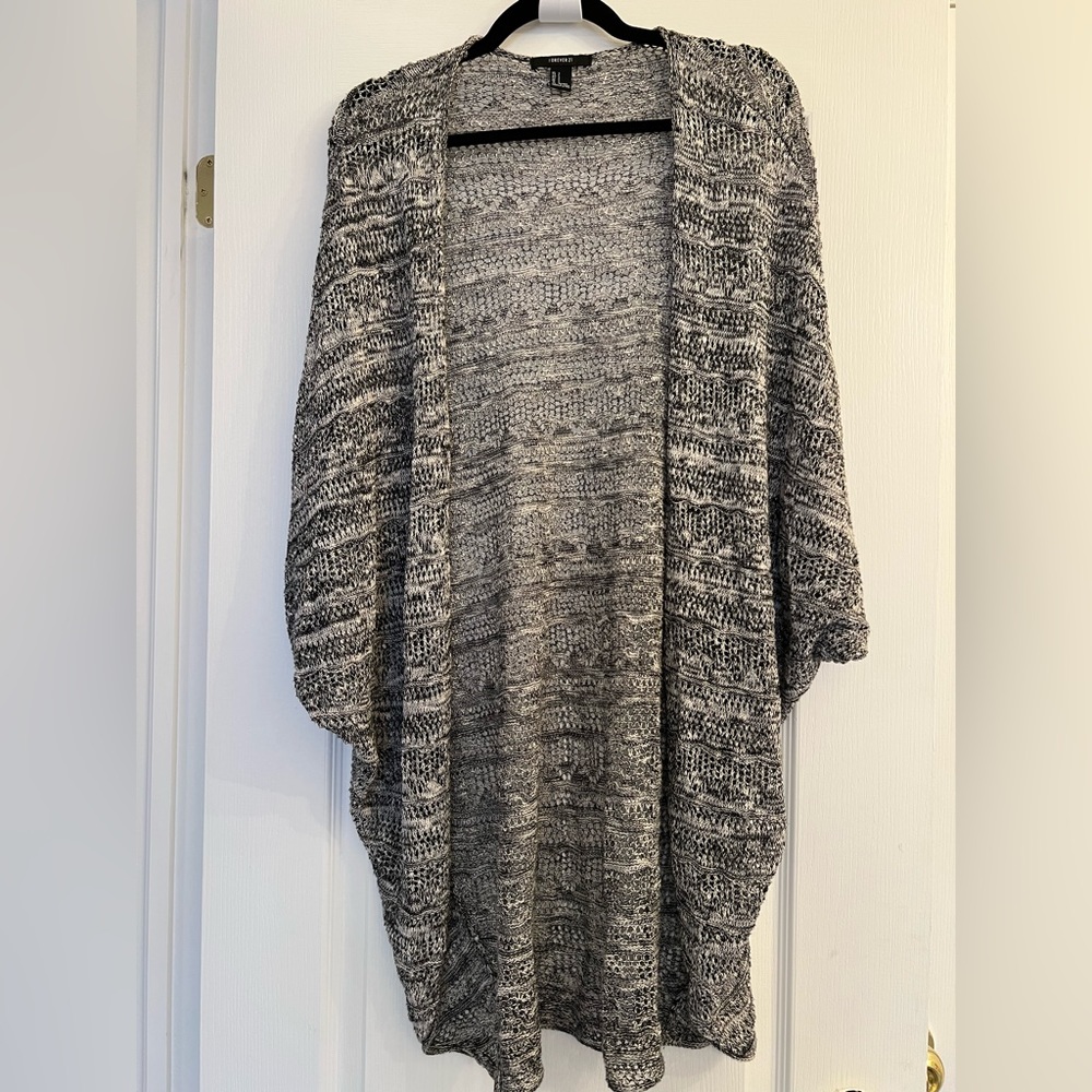 Grey Forever 21 Cardigan Size S